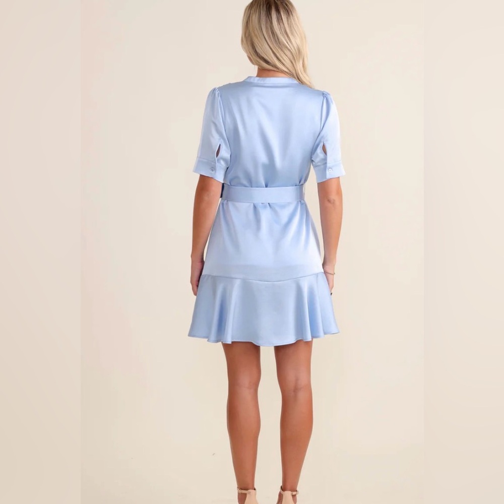 NWT S’edge Analeise dress in cornflower blue - Picture 2 of 4